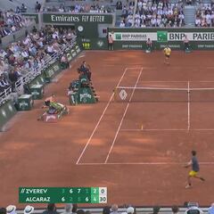 El mejor punto del torneo es el que le dio la final a Alcaraz: disfruten de esta auténtica locura