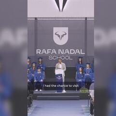 Una lección de vida que eriza la piel: 90″ épicos de Nadal a los graduados de su academia