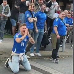 Albanian fans’ pre-match mockery of Italian supporters takes the internet by storm ahead of Euro clash