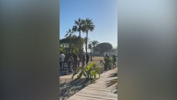 El vídeo de la Policía entrando a hacer una redada en el club donde estaba Haaland