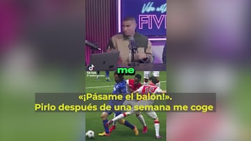Un ex del Barça cuenta la frase para la historia que le dijo Pirlo harto de que le gritase que le pasara el balón 