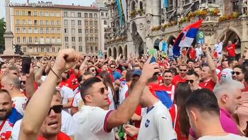 Aficionados de Serbia mandan mensaje a Luka Doncic