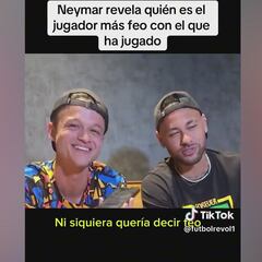 Neymar y el jugador más feo con el que ha jugado: es del Madrid y no le va a hacer ninguna gracia