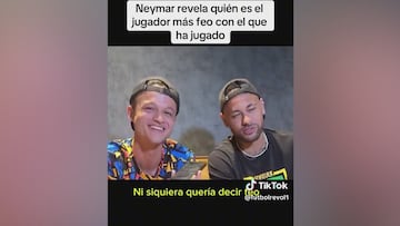 Neymar y el jugador m¨¢s feo con el que ha jugado: es del Madrid y no le va a hacer ninguna gracia