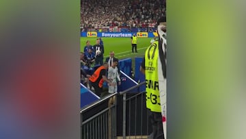 Fan takes terrifying tumble down stadium stairs trying to reach Cristiano Ronaldo