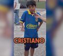 Este niño se queda con todo el mundo con un troleo a Messi espectacular