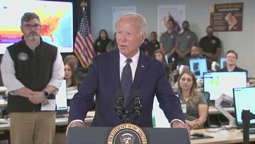 Biden blasts climate change deniers in powerful 20-second speech