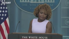 The White House press secretary strongly responds to a query about Biden’s dementia