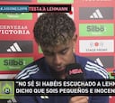 Lamine contesta a Lehmann: “A ver si somos pequeños e inocentes”