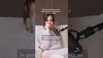 Por esta increíble razón Danna Paola cree que la gente es infeliz