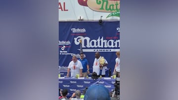 Chaos erupts as intoxicated contestant pukes during lemonade chug competition