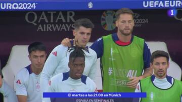 Morata colapsó justo antes del final