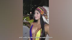 Colombian girl’s stunning outfit takes the internet by storm, video goes viral!