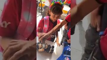 Atlas busca a niña que rompió su alcancía para comprar el jersey de Camilo Vargas