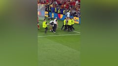 Fan invasion fury: Morata hurt by steward, UEFA urged to enhance security protocols