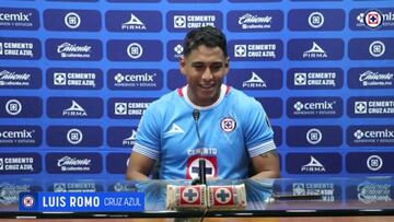 Luis Romo llega tranquilo a Cruz Azul y mirando el Mundial 2026