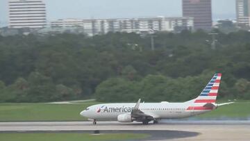 American Airlines flight narrowly avoids disaster after multiple tire blowouts during takeoff