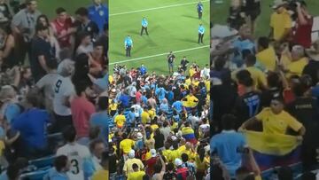 Familiares de jugadores uruguayos habrían sido acosados por aficionados colombianos