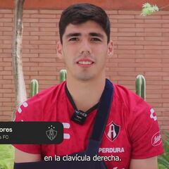 Leo Flores, refuerzo de Atlas, será baja de 10 a 12 semanas