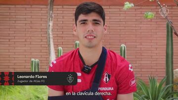 Leo Flores, refuerzo de Atlas, será baja de 10 a 12 semanas