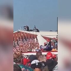 La reacción del francotirador del Servicio Secreto tras el disparo a Donald Trump: su posición apunta al presunto tirador