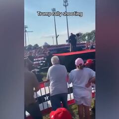 A new angle reveals a different perspective on the Trump assassination attempt and shows the audience’s shock