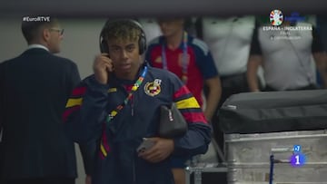 Es un extraterrestre: la imagen viral de Lamine a minutos de jugar la final de la Euro con 17 a?os