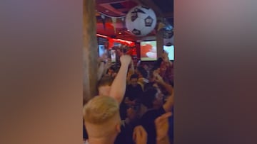Scottish pub erupts in ecstasy as Spain defeats England in Euro final!