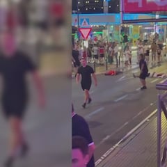 Ingleses pierden el control en Benidorm: un hombre queda inconsciente de un bofetón brutal