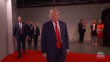 Trump appears with bandaged ear in first public outing after an assassination attempt