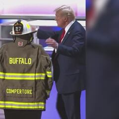 Trump despide al bombero que falleció durante el tiroteo mientras protegía a su familia