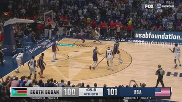 Los árbitros evitan un ridículo histórico de USA: vean la jugada