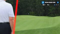 Trump lands perfect dart, dismisses Biden’s golf skills in Break 50 with DeChambeau