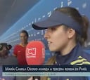 La colombiana Osorio está siendo entrevistada e irrumpe Nadal por detrás: lo que pasa nos enamora a todos