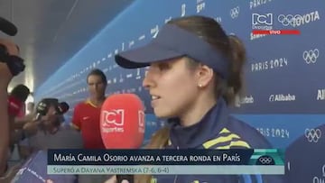 La colombiana Osorio está siendo entrevistada e irrumpe Nadal por detrás: lo que pasa nos enamora a todos