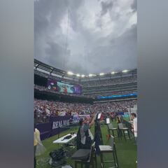 Thrilling atmosphere: Real Madrid anthem ignites goosebumps in packed MetLife stadium ahead of El Clásico