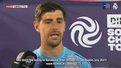 Courtois echoes Carvajal’s stinger in post-defeat comments on Barcelona