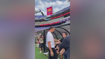 Memorable reunion: Ibrahimovic and Bojan’s heartfelt encounter ahead of Milan vs. Barcelona in Baltimore
