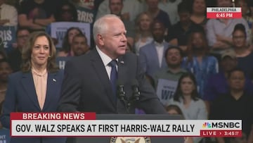 TIm Walz’s first VP candidate appearance: throws down the gauntlet in viral challenge to JD Vance