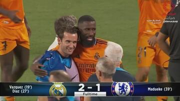 Rüdiger stuns former Chelsea teammates with wild handshake