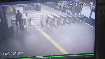 Impactante rayo cae en la estación Tasqueña del Tren Ligero en la CDMX