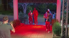 La emocionante llegada de Jordan Díaz de madrugada a Casa España