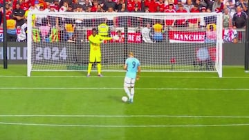 El intento de vacile de Onana a Haaland: vean el desenlace porque ha nacido un meme hoy