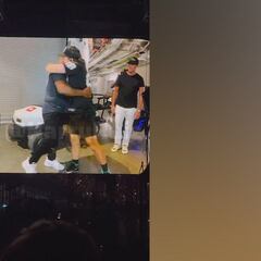 Epic Vegas entrance: Morgan Wallen in Raiders jersey with Tom Brady and Mike Tyson