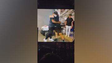 Epic Vegas entrance: Morgan Wallen in Raiders jersey with Tom Brady and Mike Tyson