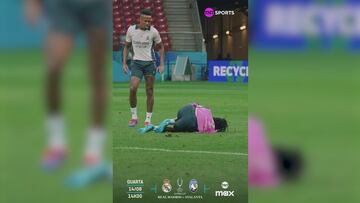 La toma de Camavinga donde se escucha claramente el crujido de su rodilla: es desgarrador