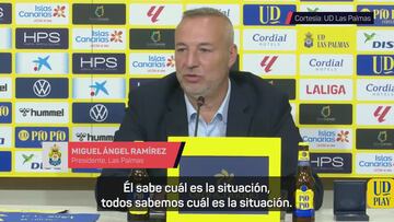 La amenaza del presidente de Las Palmas a Álvaro Valles