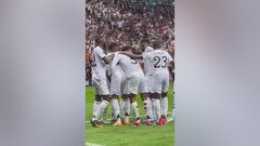 Rüdiger’s playful power: hilarious smash of Mbappé after Super Cup goal