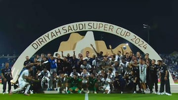 Capitán del Al Hilal hace celebración de Lionel Messi en la cara del Al Nassr de Cristiano Ronaldo