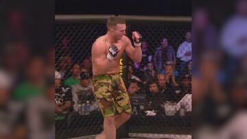 La treta de este peleador para noquear a su rival de un golpe: la secuencia ya es viral